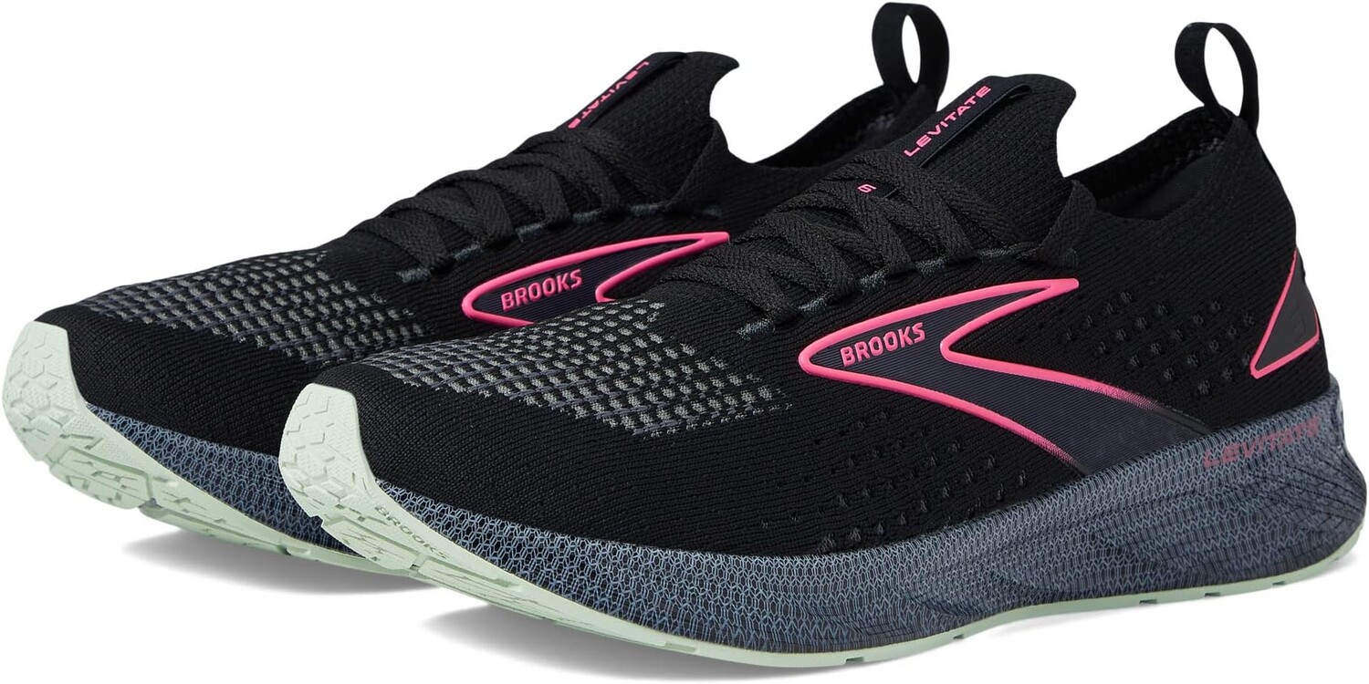 

Кроссовки Levitate StealthFit 6 Brooks, цвет Black/Pink
