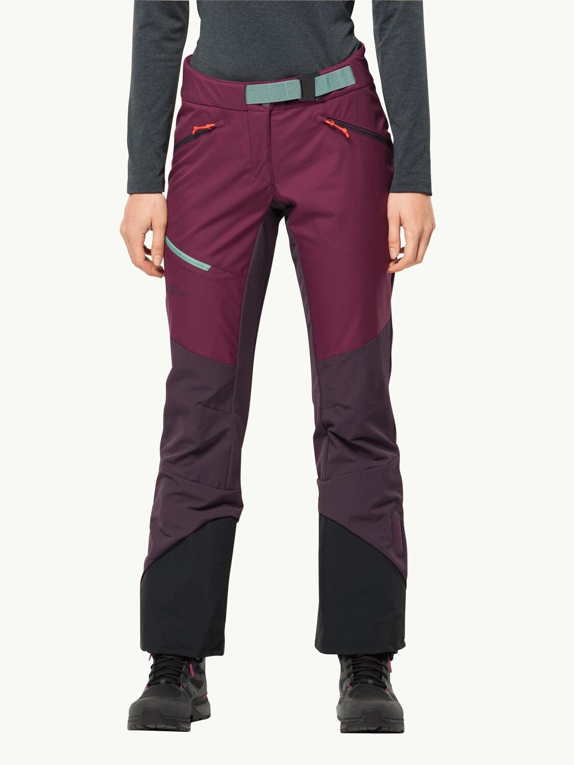 

Брюки Jack Wolfskin ALPSPITZE W, фиолетовый