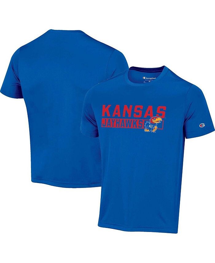 

Мужская футболка Royal Kansas Jayhawks Impact Knockout Champion, синий