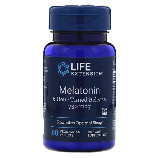 Life Extension, Биологически активная добавка мелатонин, 60 таблеток