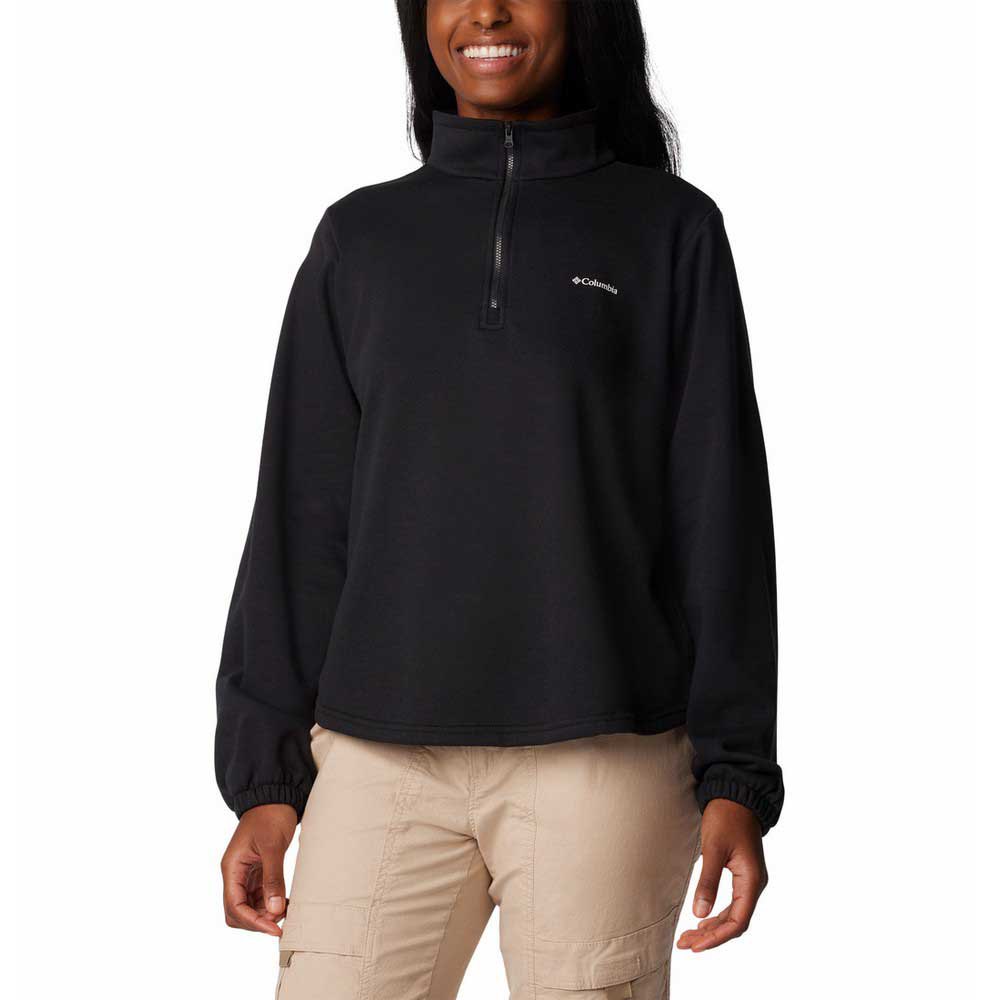 Толстовка Columbia Trek Half Zip, черный толстовка мужская columbia trek full zip hoodie черный