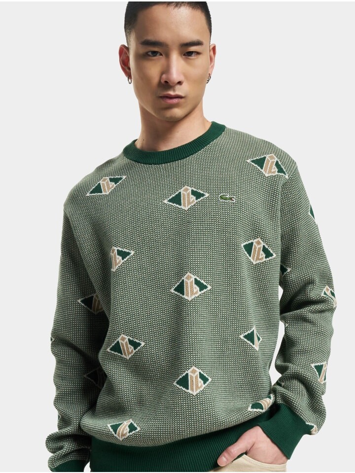 

Толстовка Lacoste, цвет green/viennese/flour