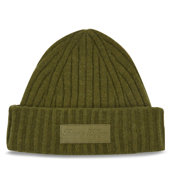 

Шапка Tommy Hilfiger TommyTwist Beanie, зеленый