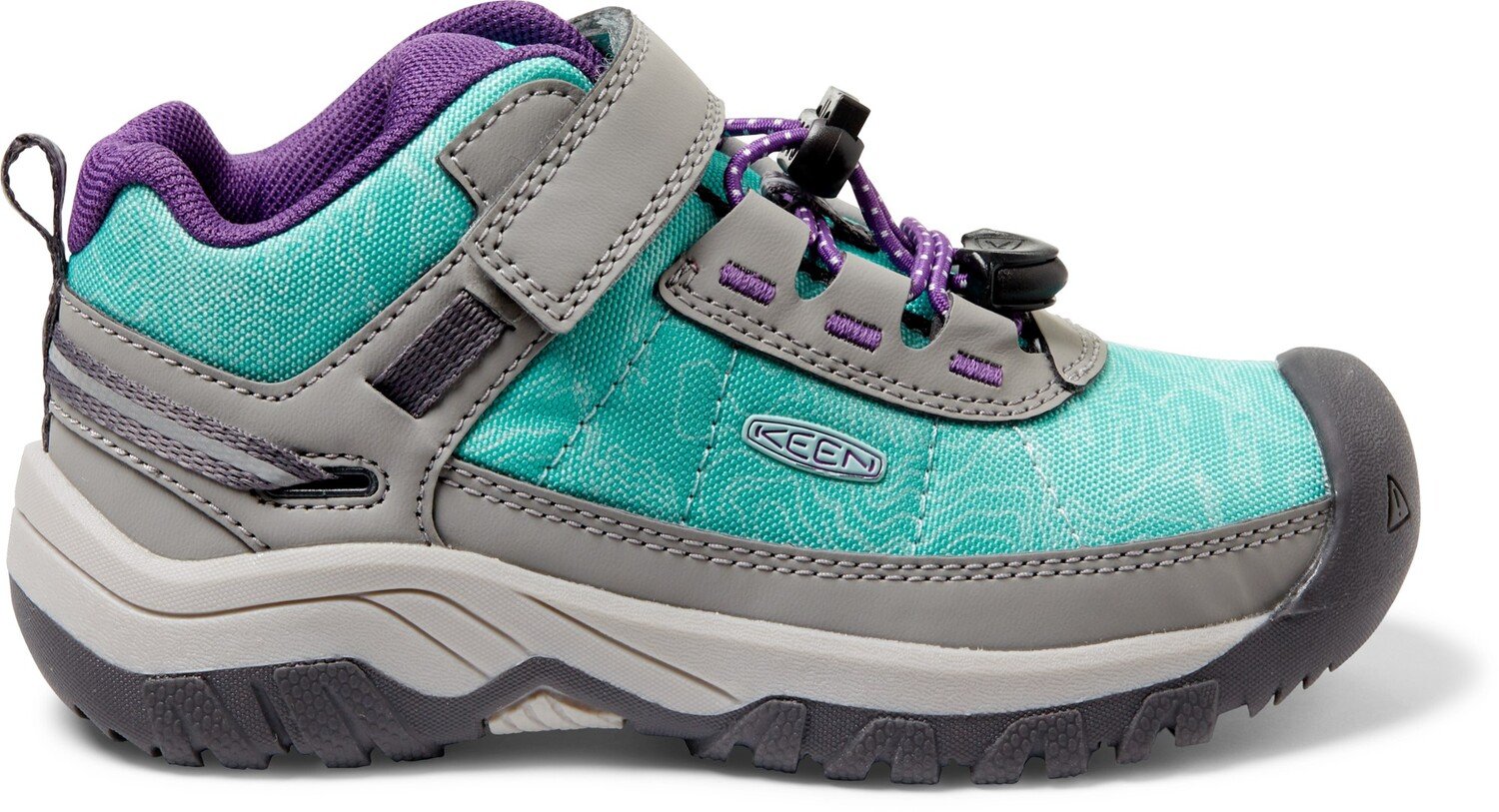 

Походные ботинки Keen Targhee Sport Vent для маленьких детей, серый/бирюзовый