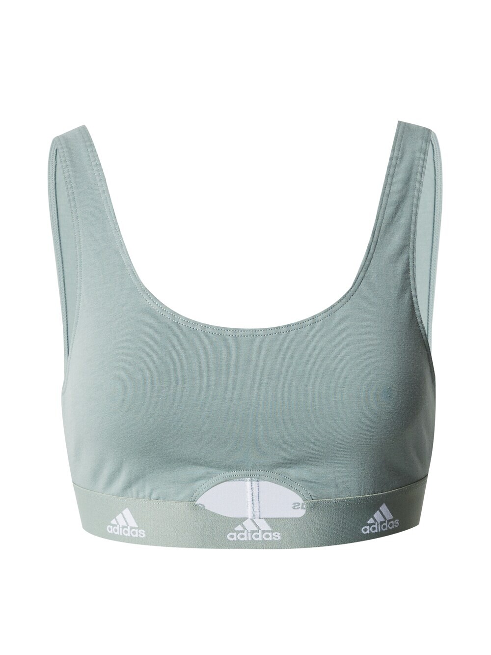

Спортивный бюстгальтер без косточек ADIDAS SPORTSWEAR, пастельно-зеленый