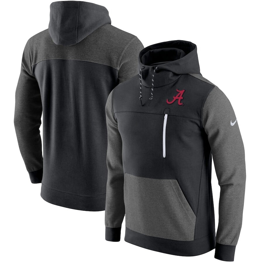 

Пуловер с капюшоном Nike Alabama Crimson Tide, черный