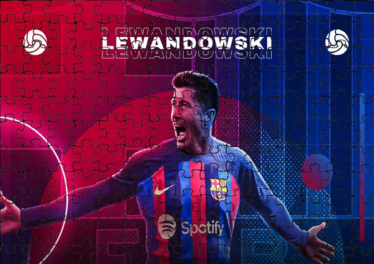 

Пазл 252 детали: Barc elona Rl9 + Сумка с принтом bez marki