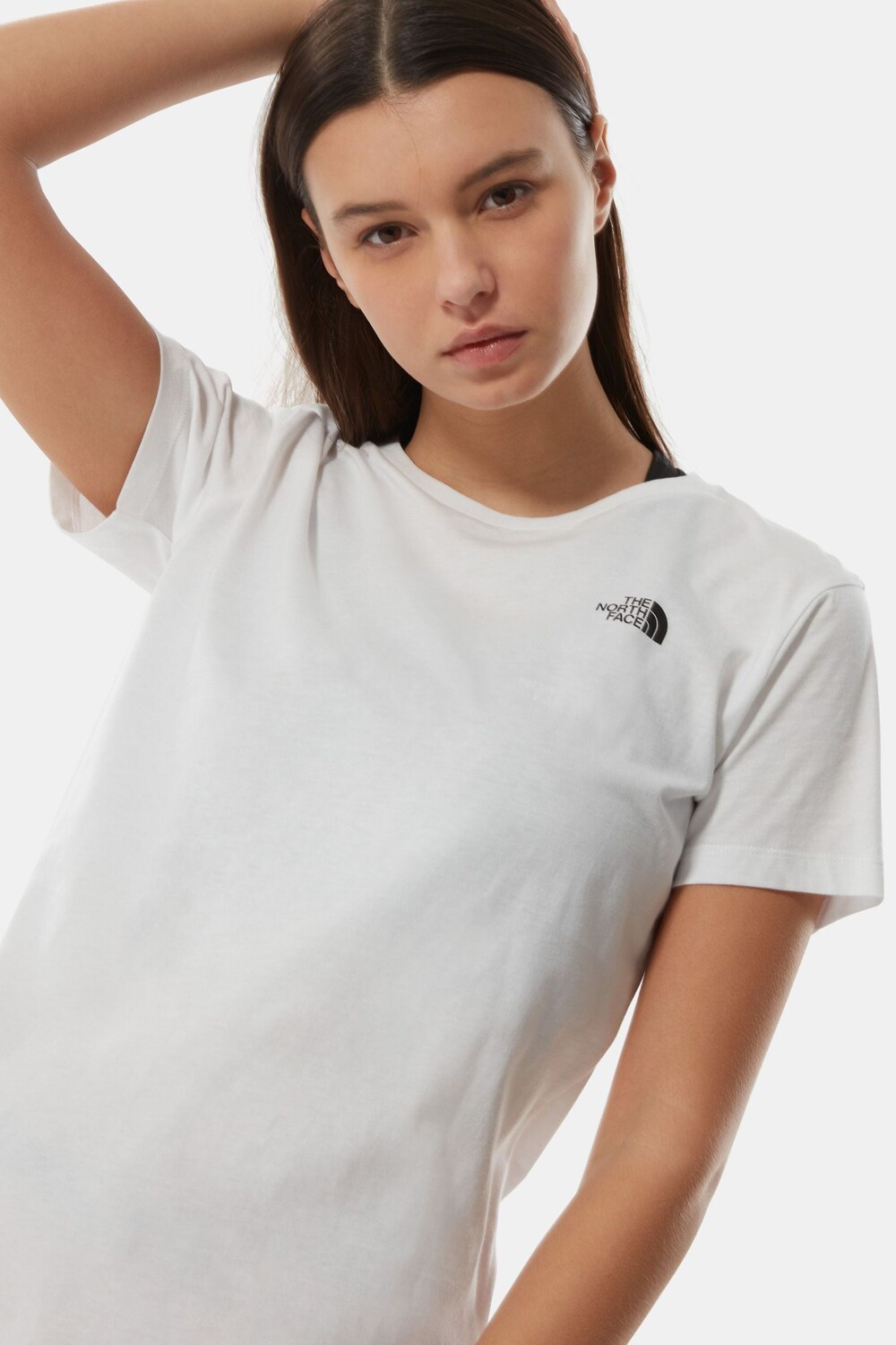 

Простая футболка с куполом The North Face, белый