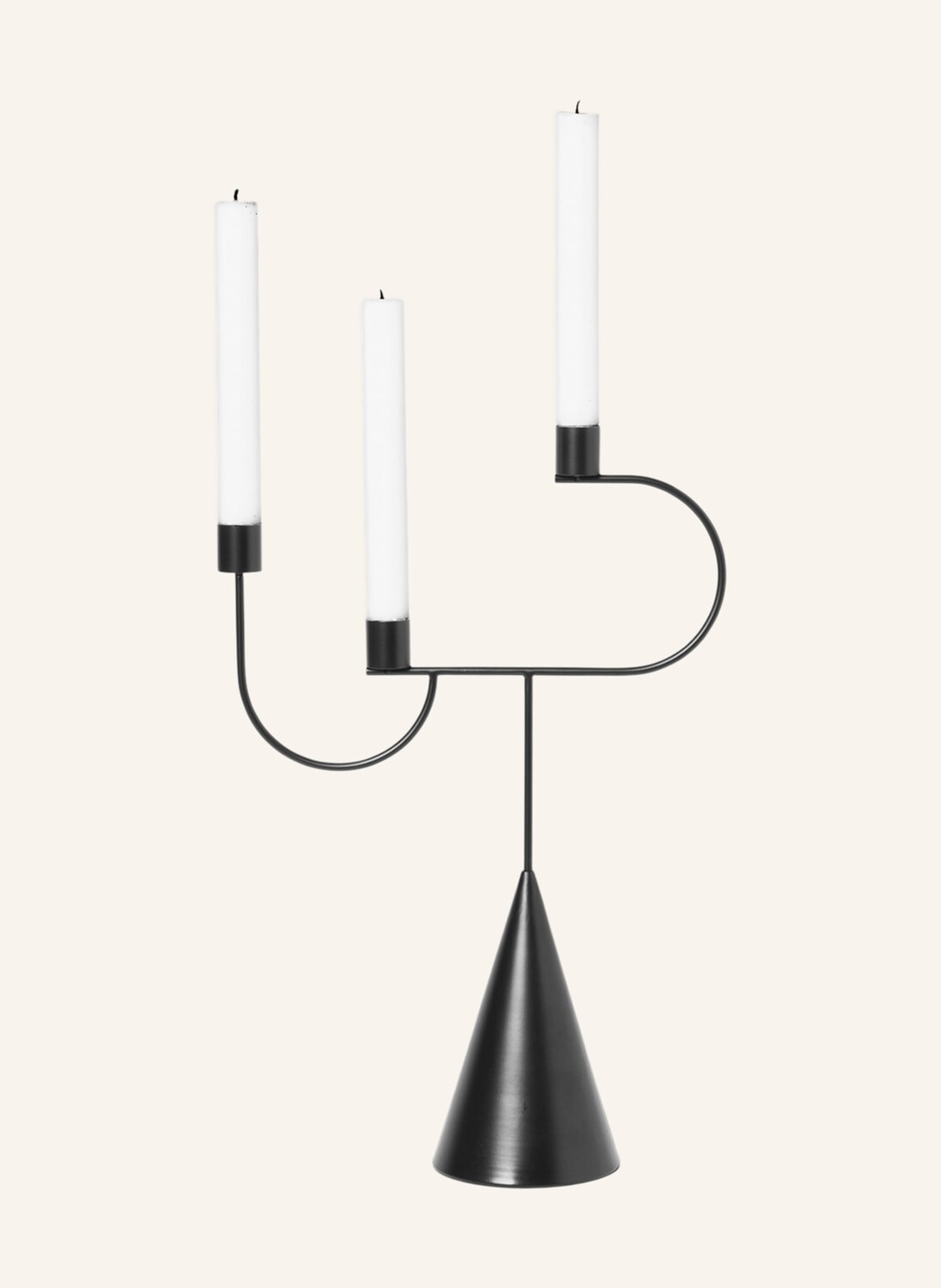 

Подсвечник Авант, высота: 39 см. Ferm Living, черный