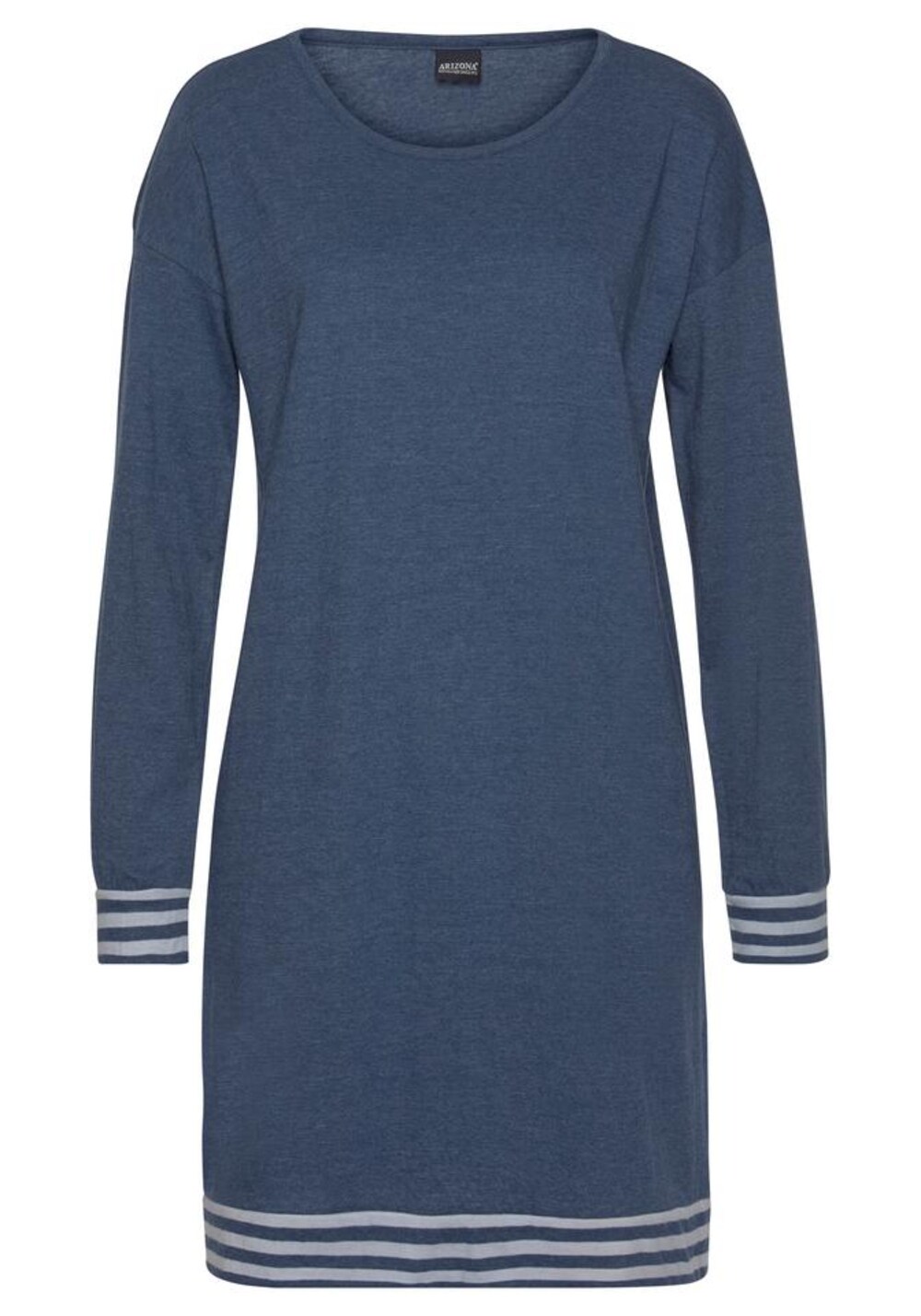 Ночная рубашка ARIZONA, пыльно-синий ночная рубашка oysho stretch cotton stripe пыльно розовый