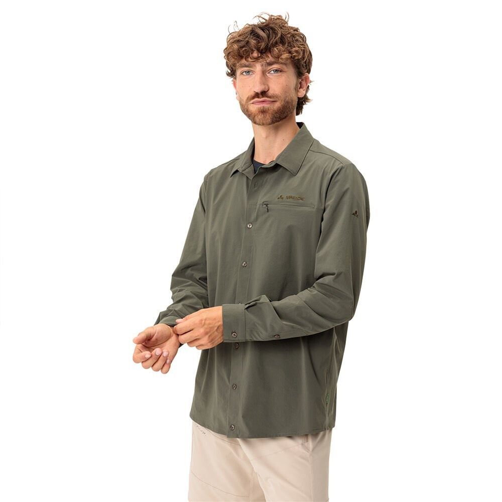 

Рубашка с длинным рукавом VAUDE Farley Stretch, зеленый