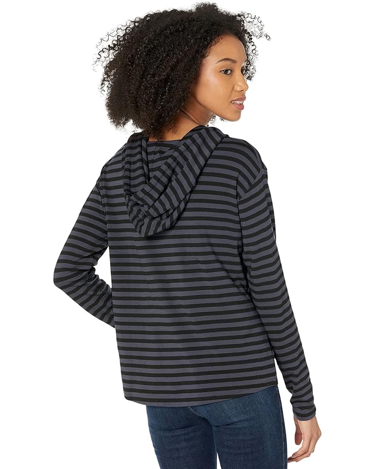 

Худи Majestic Filatures Soft Touch Stripe Long Sleeve Hoodie, цвет Iron