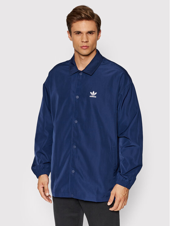 Легкая куртка свободного кроя Adidas, синий легкая прочная футболка свободного кроя carhartt синий
