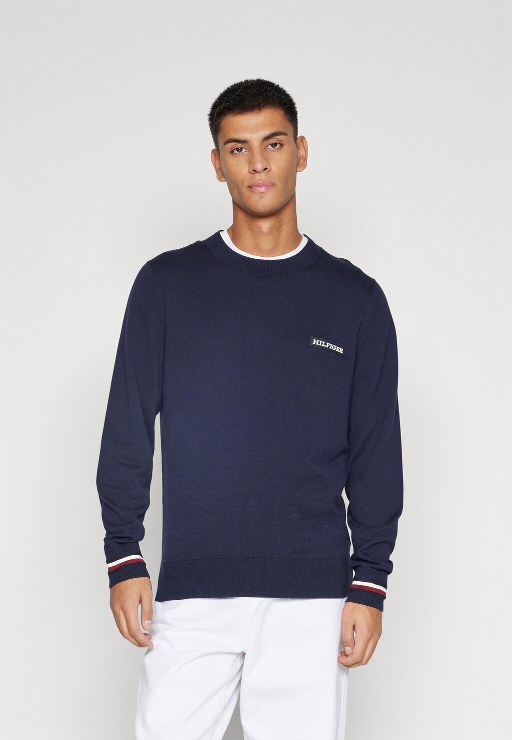 

Свитер Global Stripe Crew Tommy Hilfiger, цвет desert sky