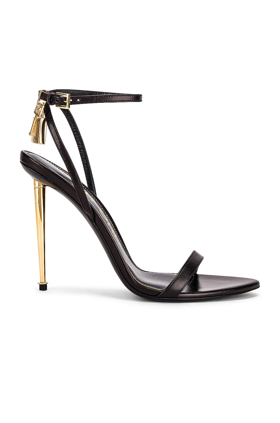 

Сандалии Tom Ford Padlock Pointy Naked 105, черный
