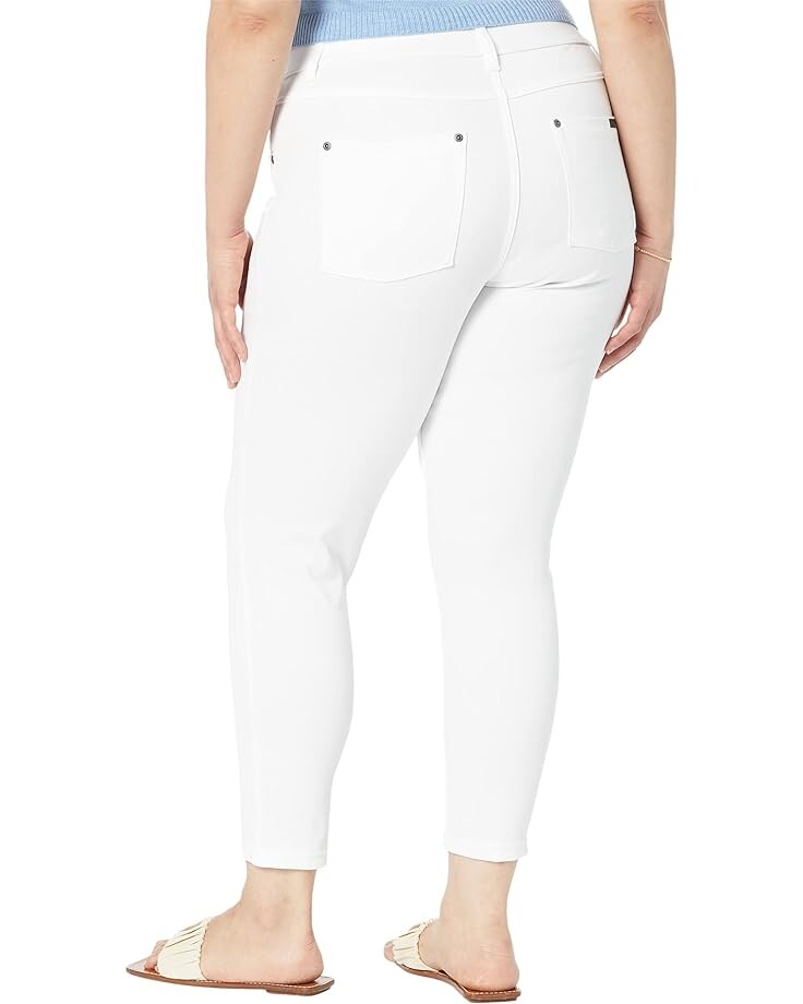 Джинсы HUE Plus Size Ultra Soft Denim Skimmer, белый