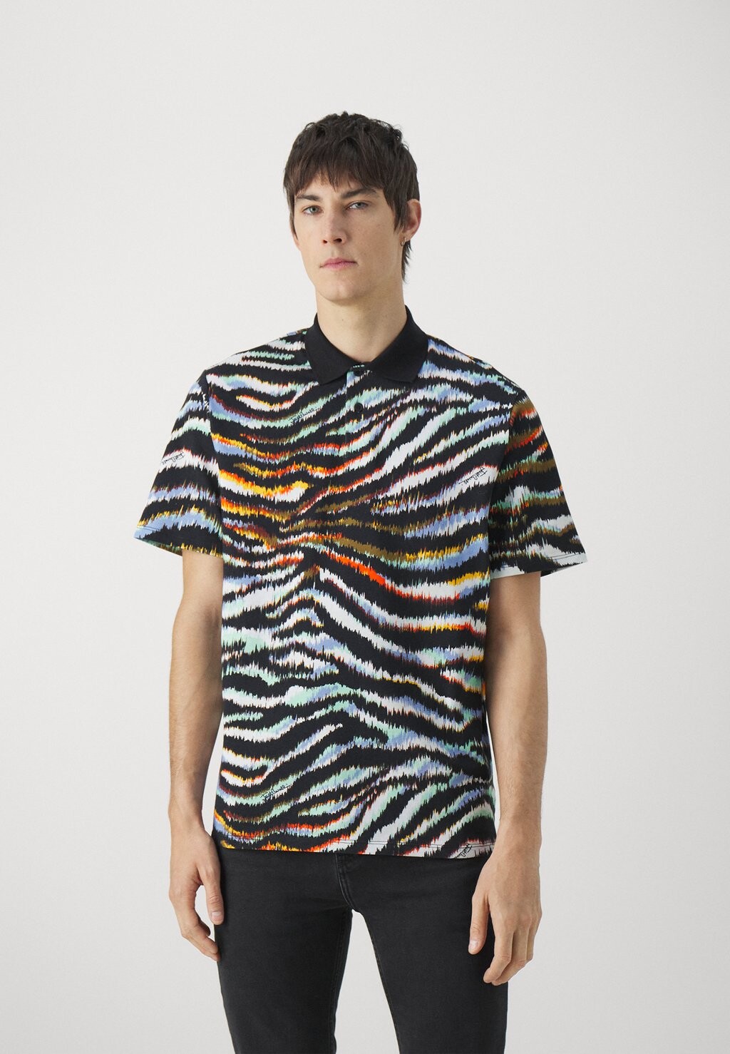 

Рубашка-поло Graphic Tiger Just Cavalli, мультиколор