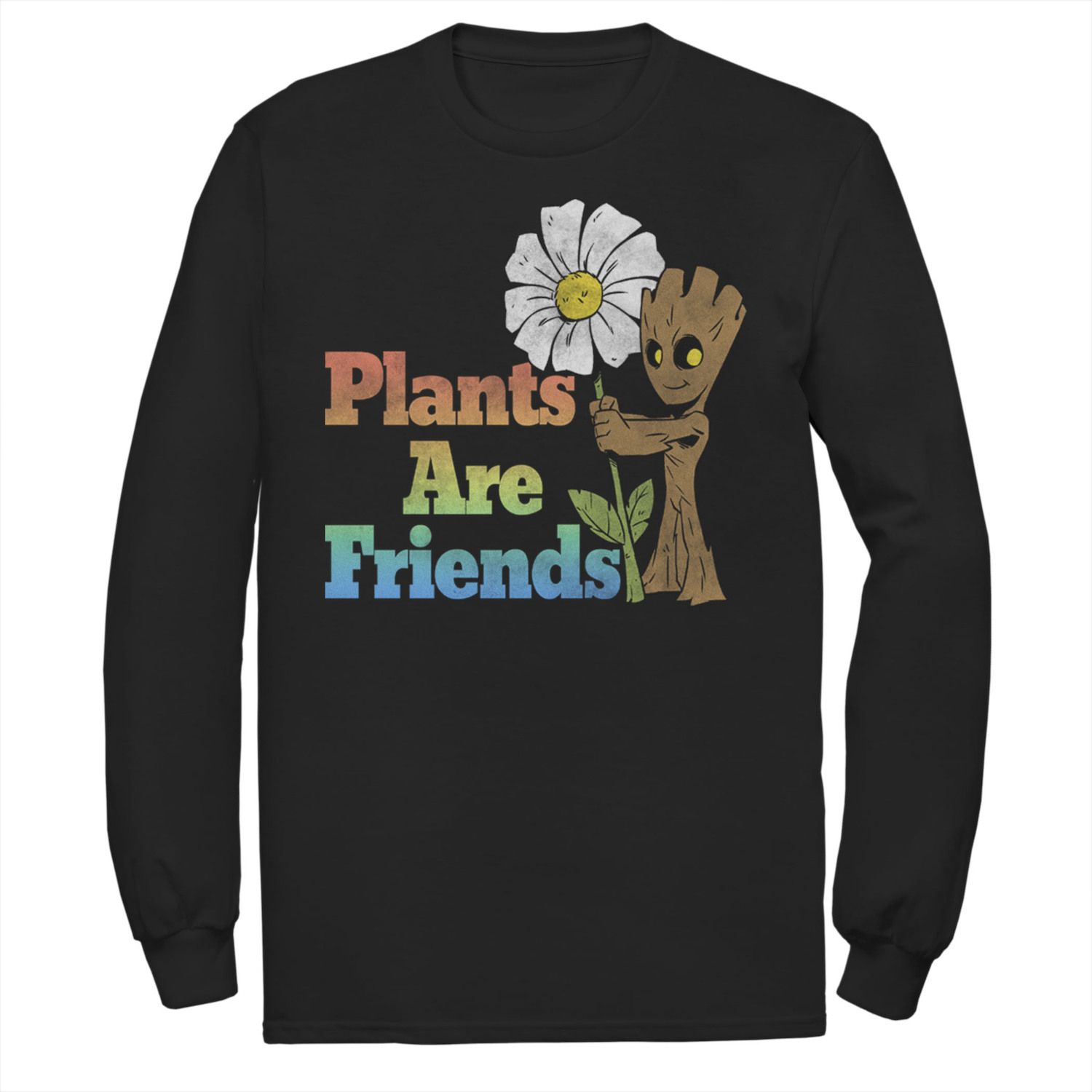 Мужская футболка с портретом Marvel GOTG Groot Plants Are Friends поло marvel gotg rocket racoon