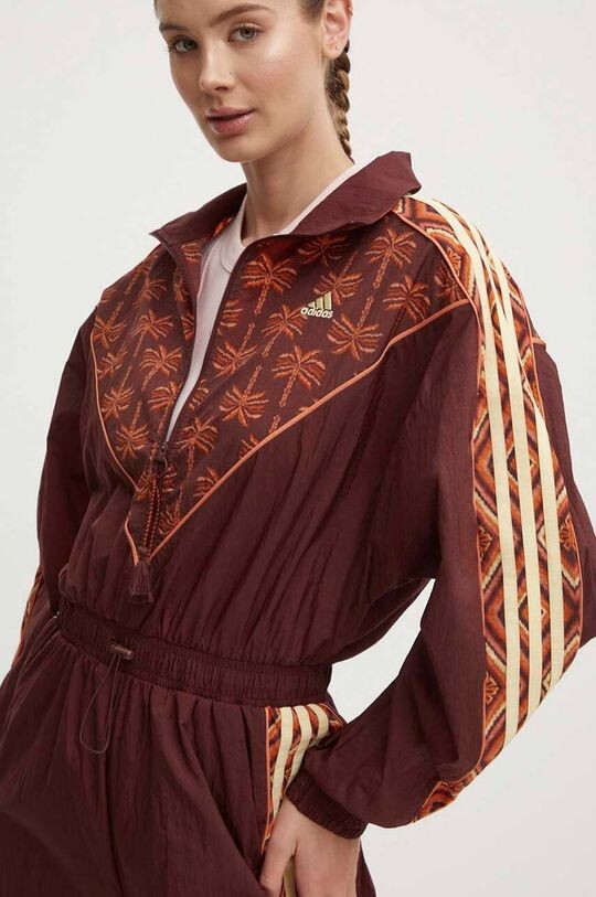 

Комбинезон из коллаборации с Farm Rio adidas, коричневый