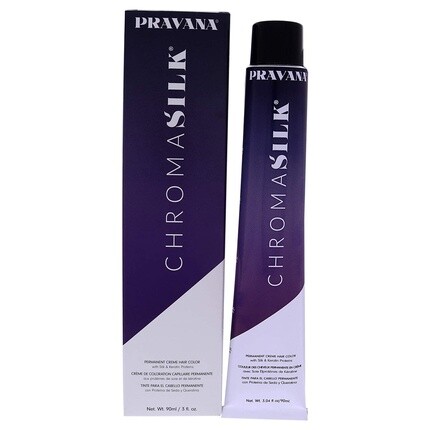 

Кремовая краска для волос Chromasilk 6,3 темно-золотистый блондин, 3 унции, Pravana