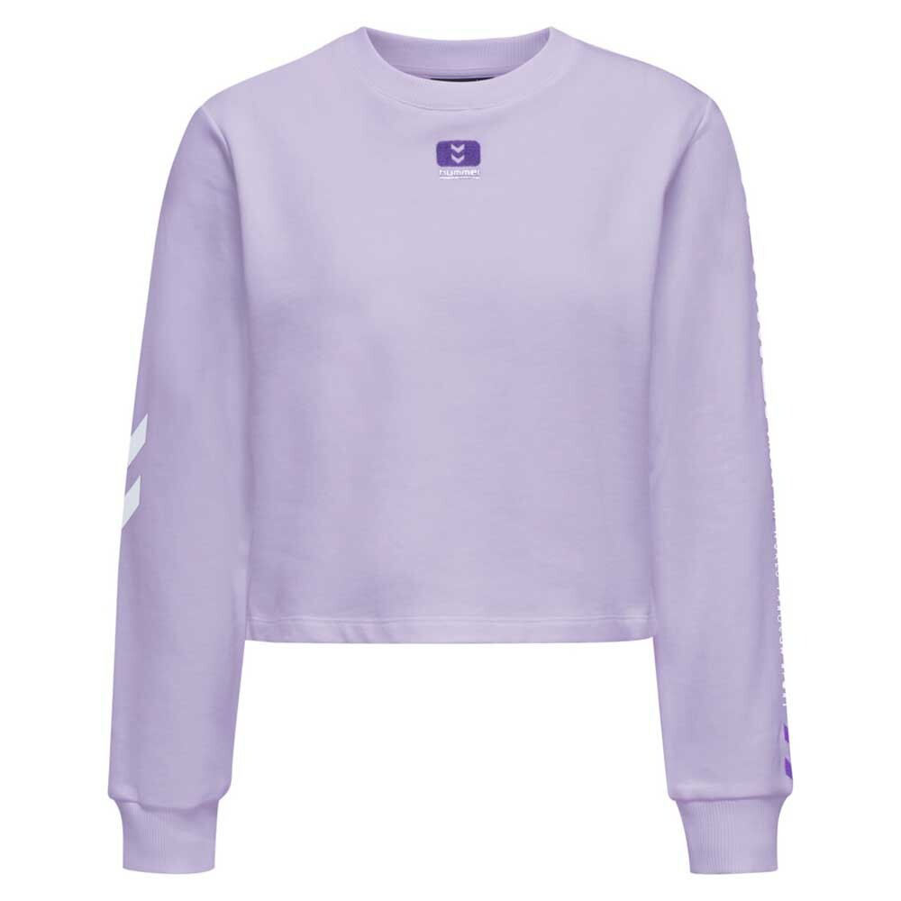 

Толстовка Hummel Legacy Lula Cropped, фиолетовый