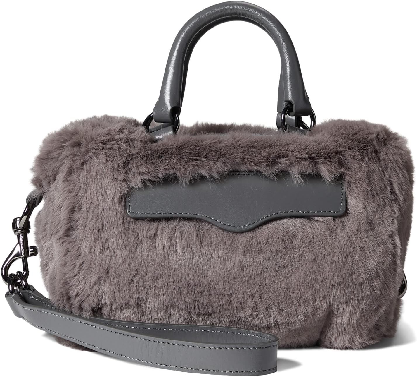 

Сумка MAB Bittie Faux Fur Crossbody Rebecca Minkoff, цвет Anthracite