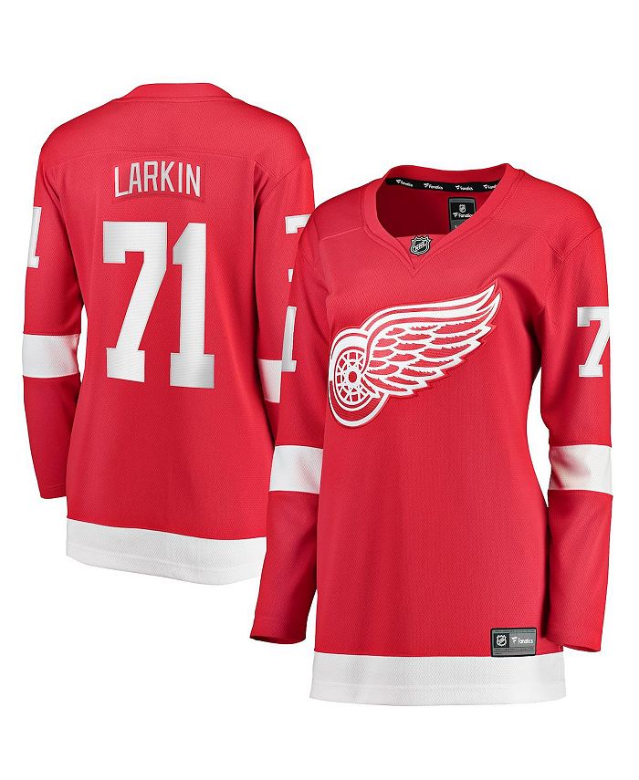 

Женская красная майка игрока Dylan Larkin Home Breakaway Player Fanatics, красный