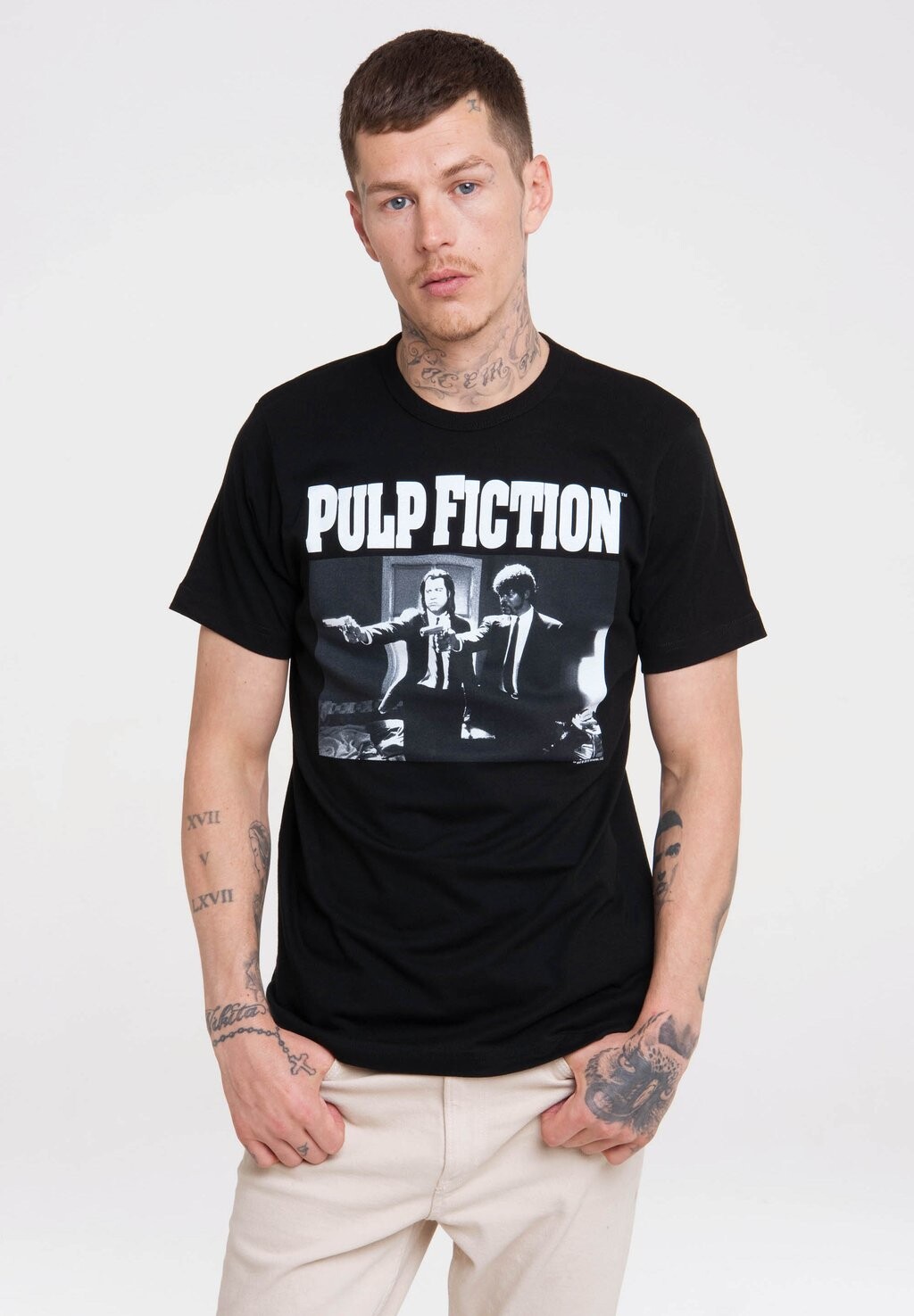 

Футболка с принтом LOGOSHIRT, черный