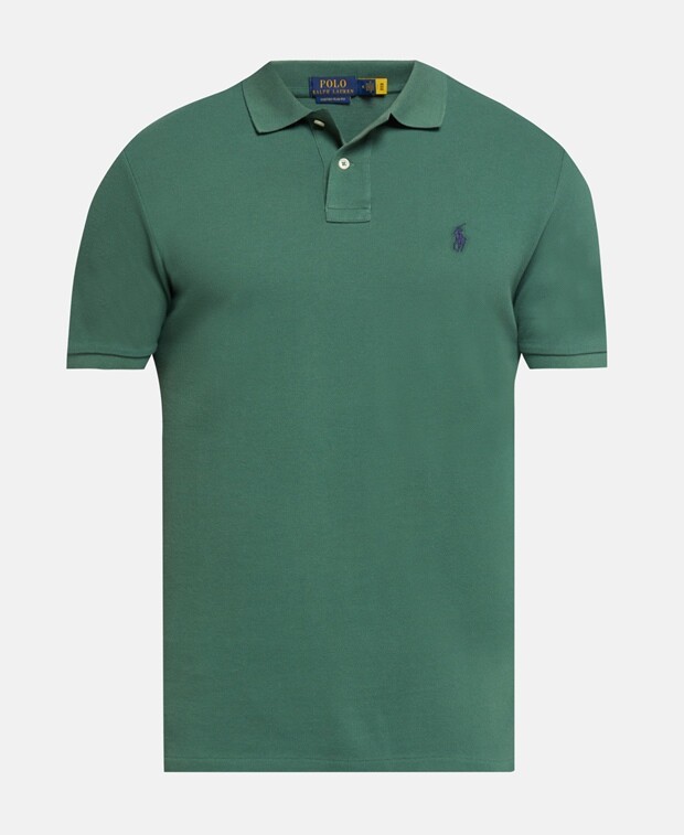 

Рубашка-поло из пике Polo Ralph Lauren, темно-зеленый