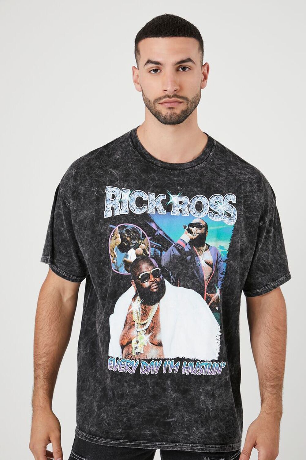 

Футболка с рисунком Rick Ross Forever 21, черный