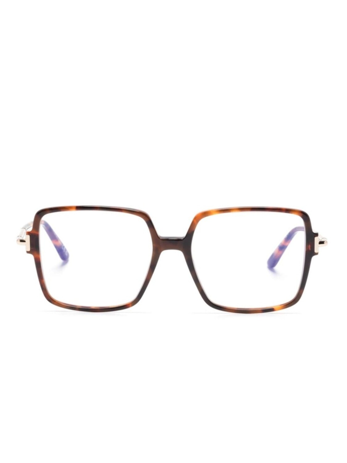 

TOM FORD Eyewear очки в квадратной оправе черепаховой расцветки, коричневый
