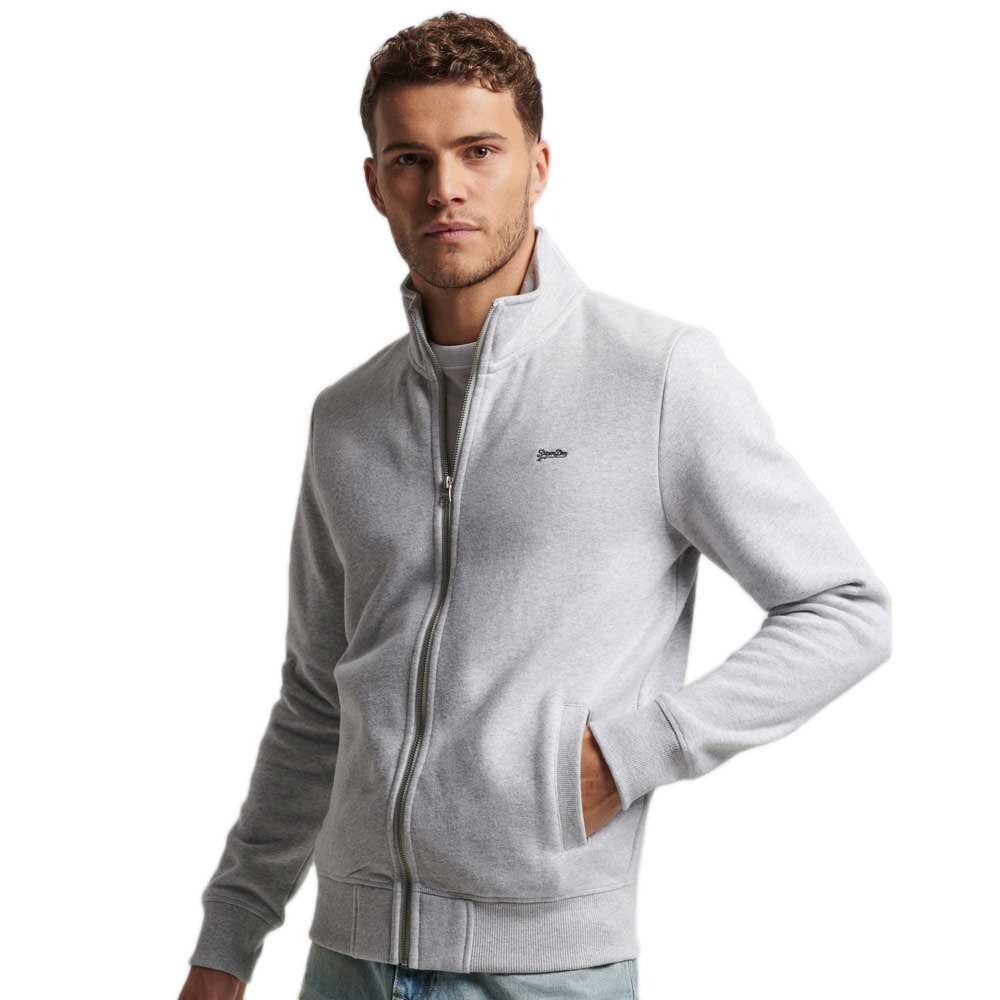 

Толстовка Superdry Vintage Logo Embroidered Track Full Zip, серый