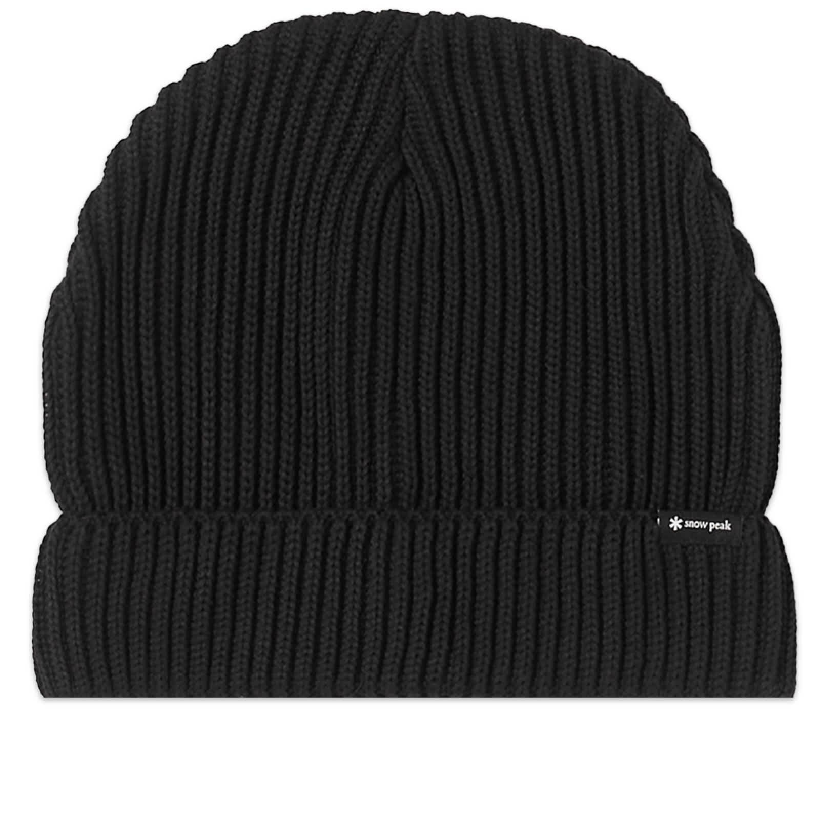 

Шапка Snow Peak Pe/Co Knit, черный