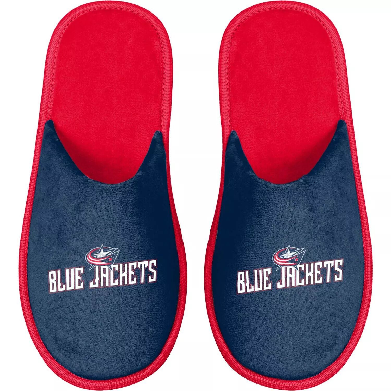 

Мужские шлепанцы FOCO Columbus Blue Jackets Scuff