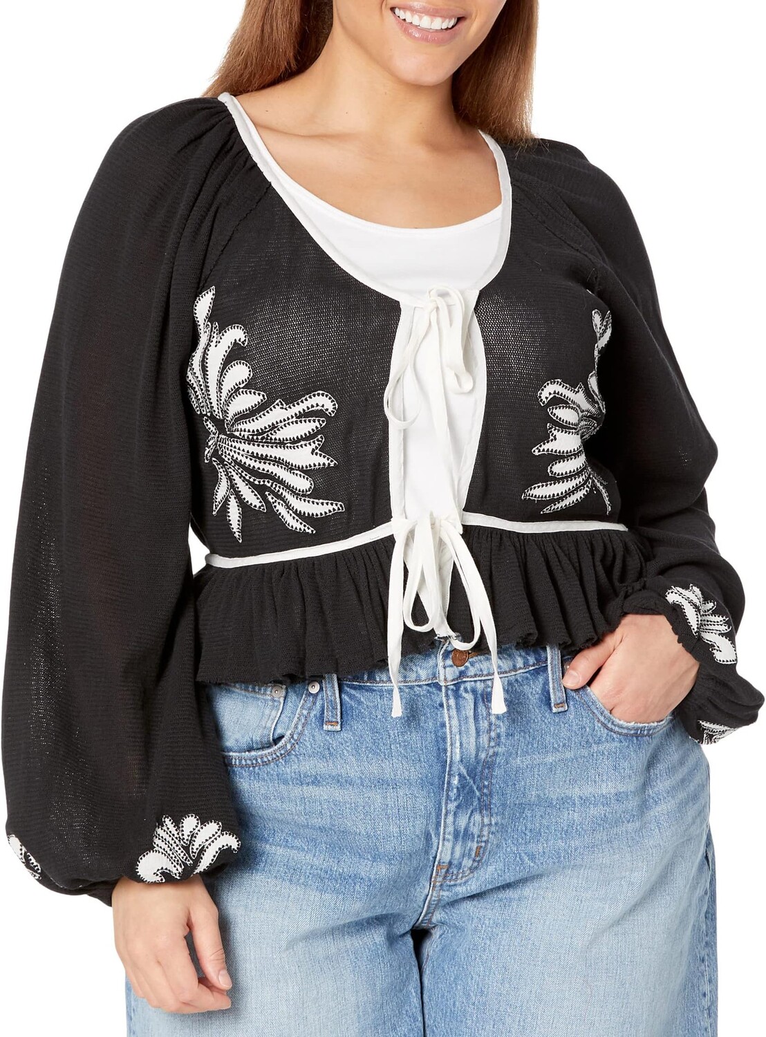 

Смотровая площадка сверху Free People, цвет Black Combo