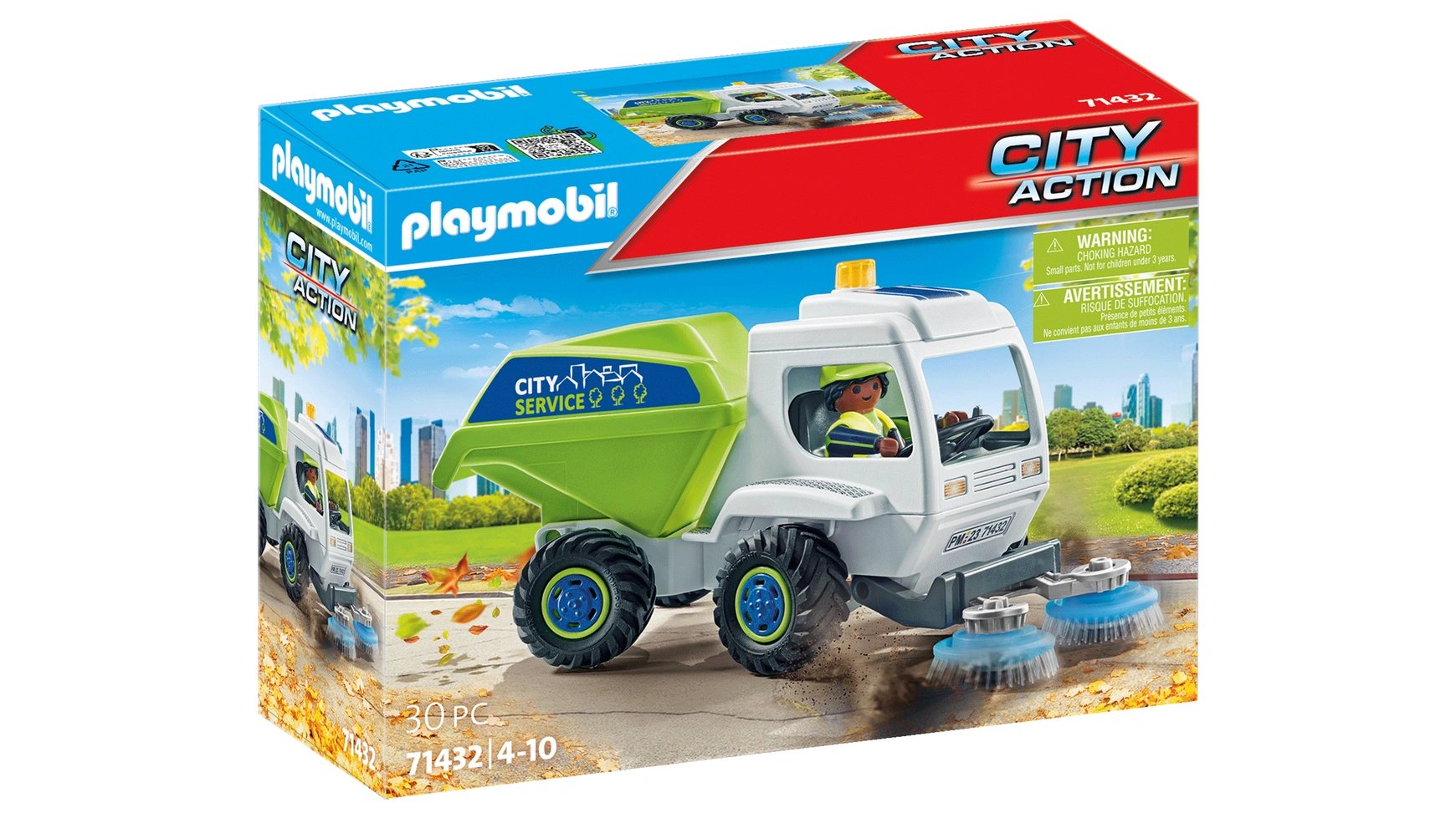 City action подметальная машина Playmobil конструктор playmobil city action 9360 тактическое подразделение грузовик