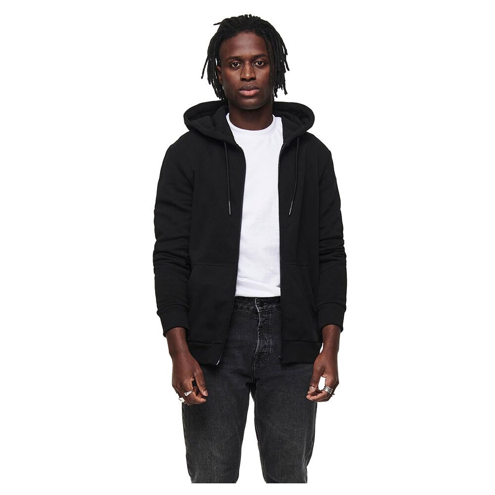 

Толстовка Only & Sons Ceres Life Full Zip, черный