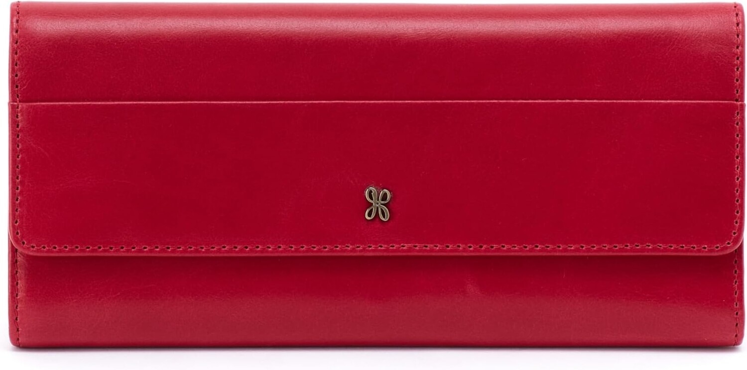 

Кошелек Jill Large Trifold HOBO, цвет Claret