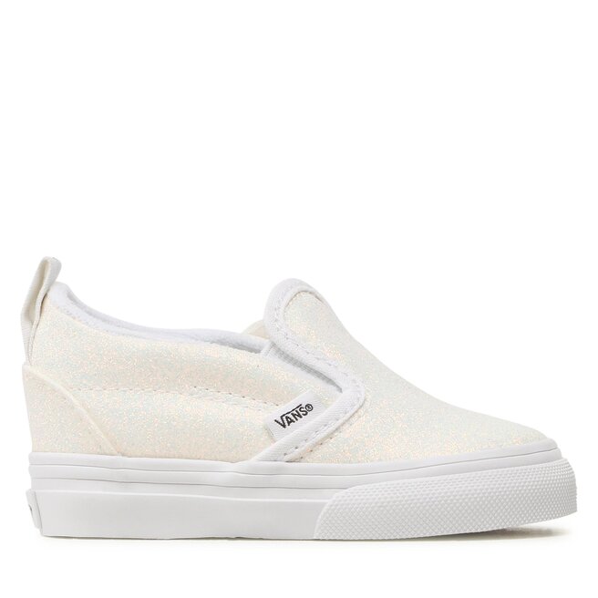 

Кроссовки Vans Slip-On V VN0A5EFKWHT1 Glitter White, белый