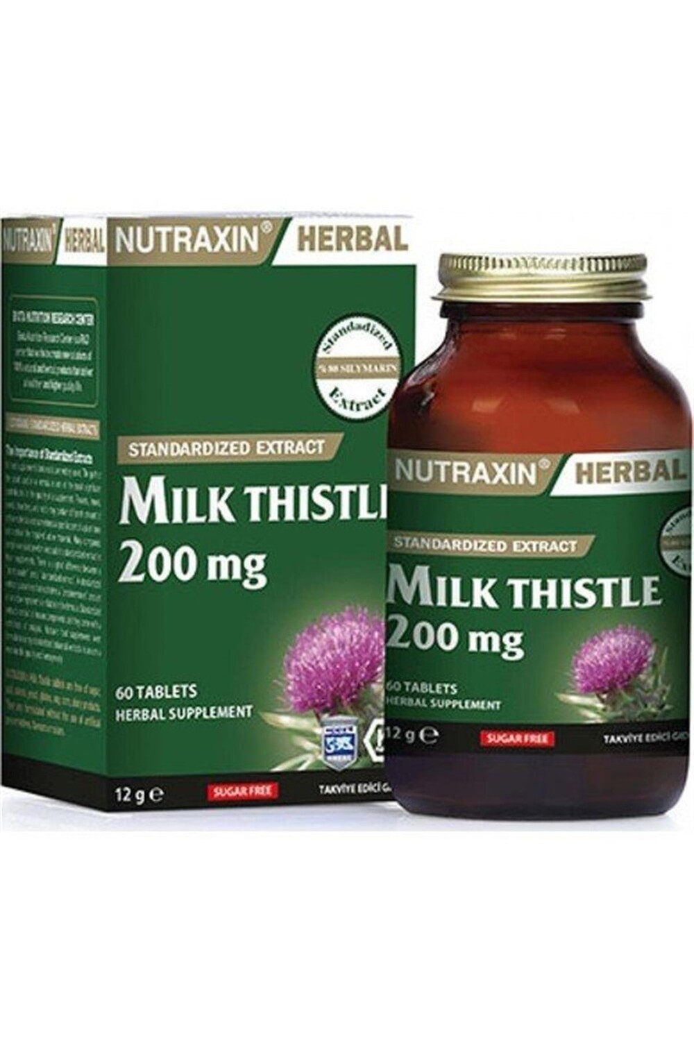 

Nutraxin Расторопша пятнистая 200 мг 60 таблеток