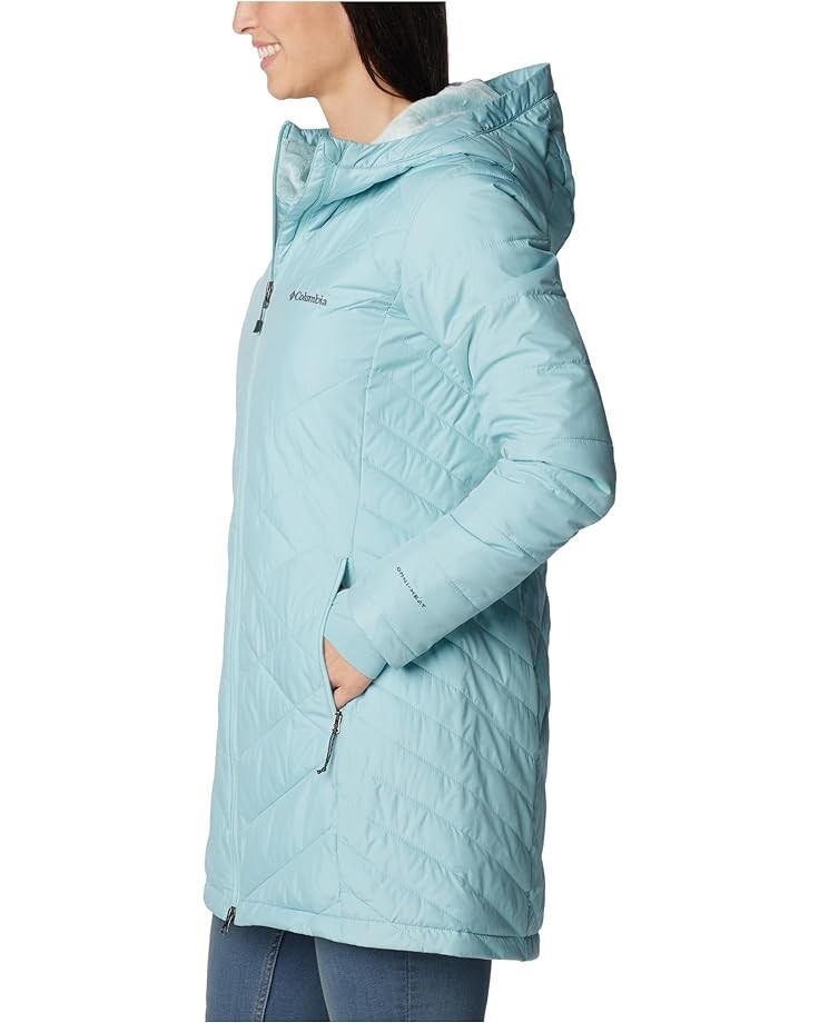 

Куртка Columbia Heavenly Long Hooded Jacket, цвет Aqua Haze