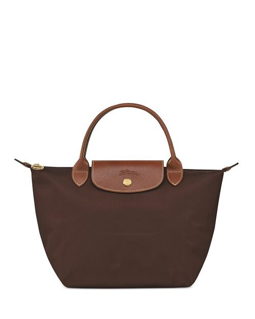 

Маленькая нейлоновая сумка-тоут Le Pliage Original с верхней ручкой Longchamp, цвет Brown