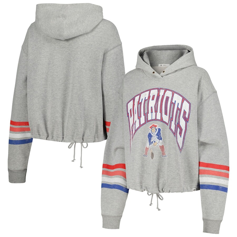 

Пуловер с капюшоном 47 New England Patriots, серый