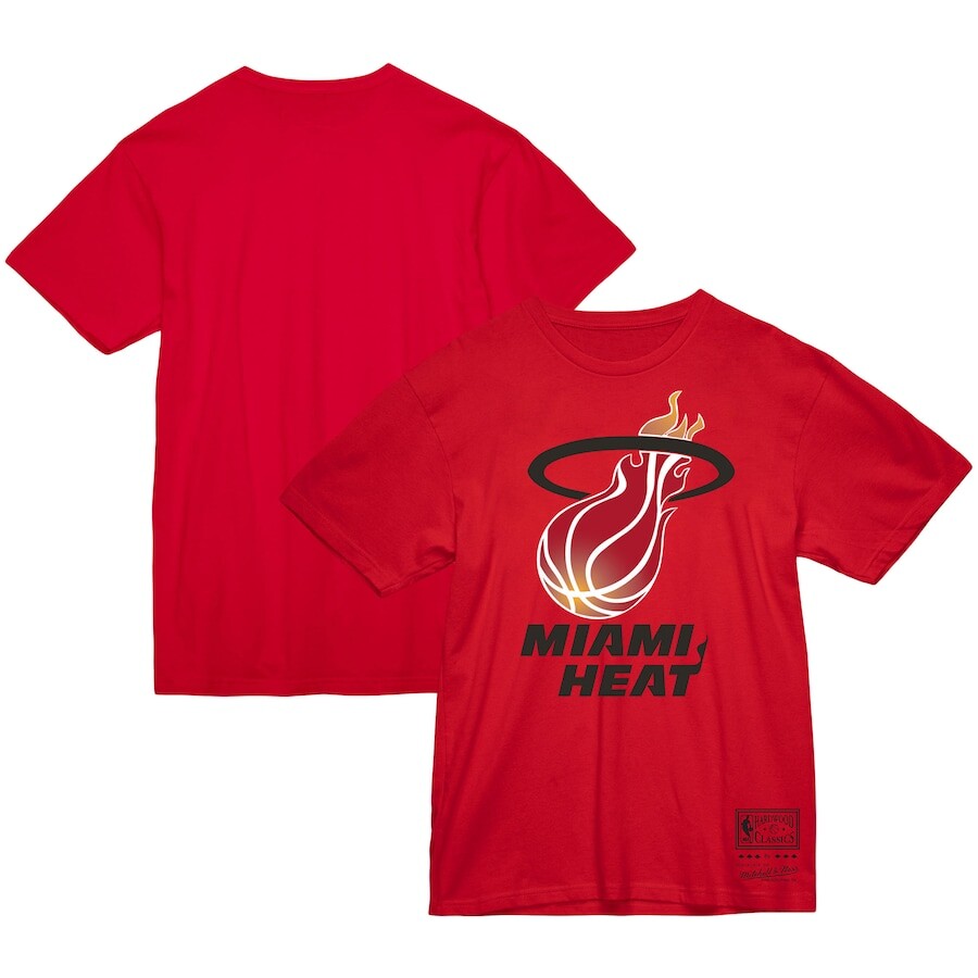

Футболка с коротким рукавом Mitchell & Ness Miami Heat, красный