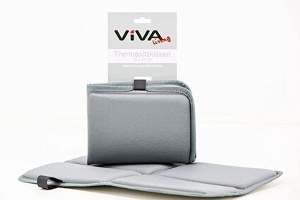 

Подушка сиденья Walser Lucy из пены с эффектом памяти и геля, черная, 27008 Viva Living, серый