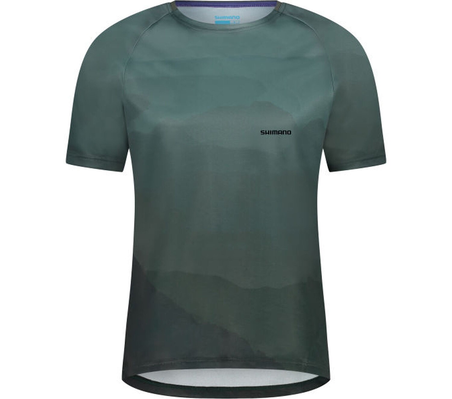 Рубашка SHIMANO Short Sleeve Jersey SENTIERO, зеленый