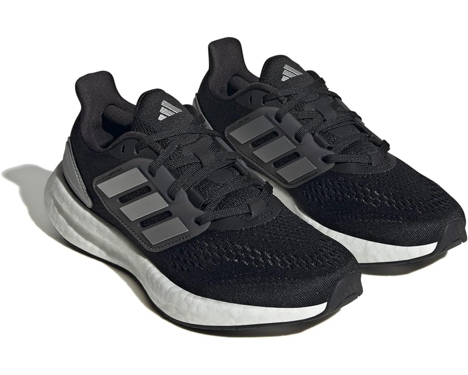 Кроссовки Adidas Pureboost 22, цвет Core Black/Silver Metallic/Carbon