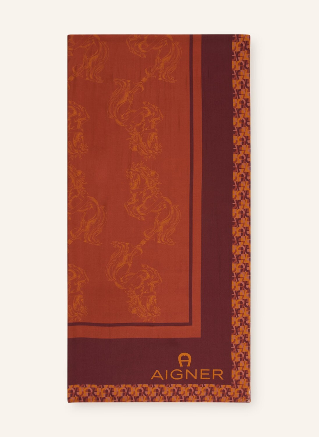 

Шарф AIGNER, темно-красный