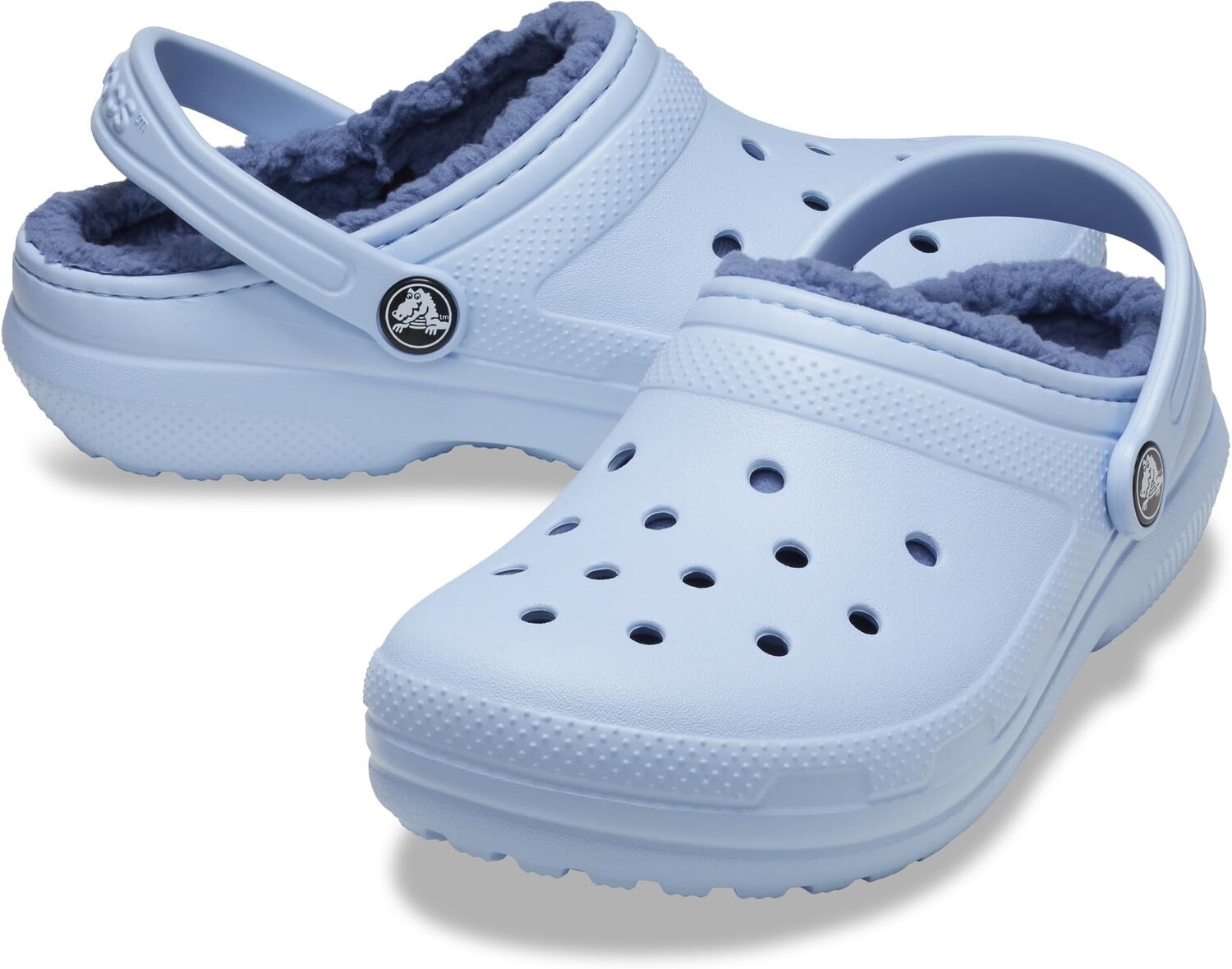 

Сабо Classic Lined Clog Crocs, цвет Blue Calcite