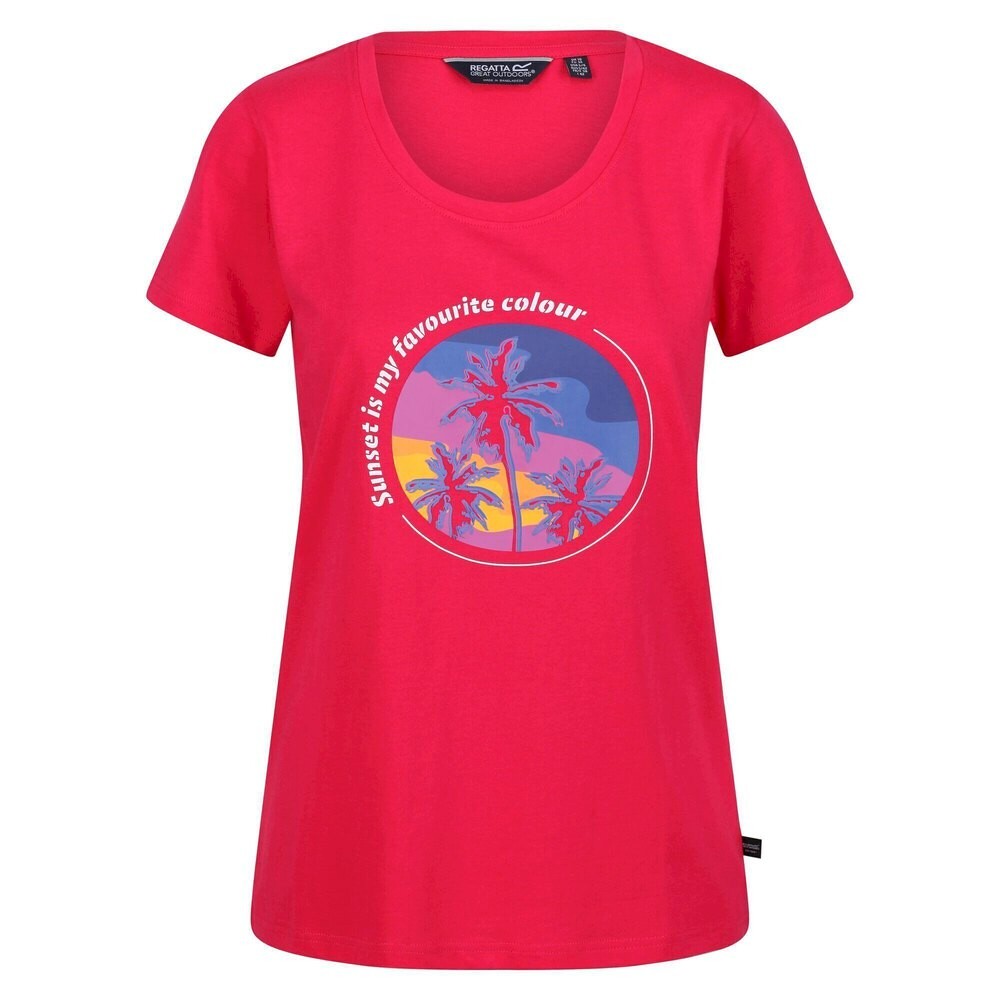 

Футболка Regatta Filandra VI Tree, розовый